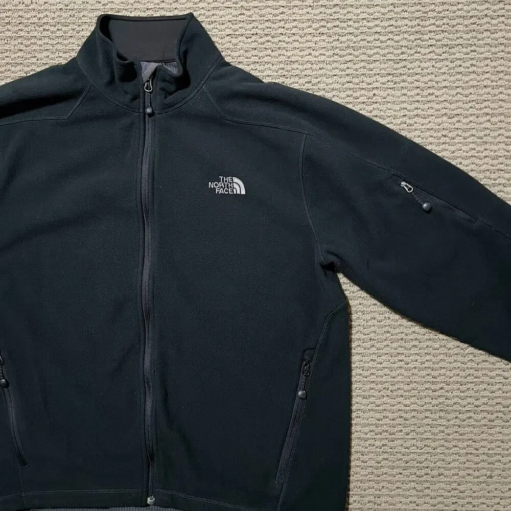 The North Face Men's Black Wind Stopper‎ Jacket Size Large